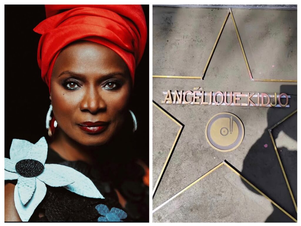 Angélique Kidjo celebrates her Hollywood Walk of Fame star
